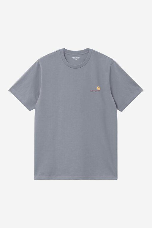 Carhartt WIP Carhartt WIP S/S American Script T-Shirt Shady Blue