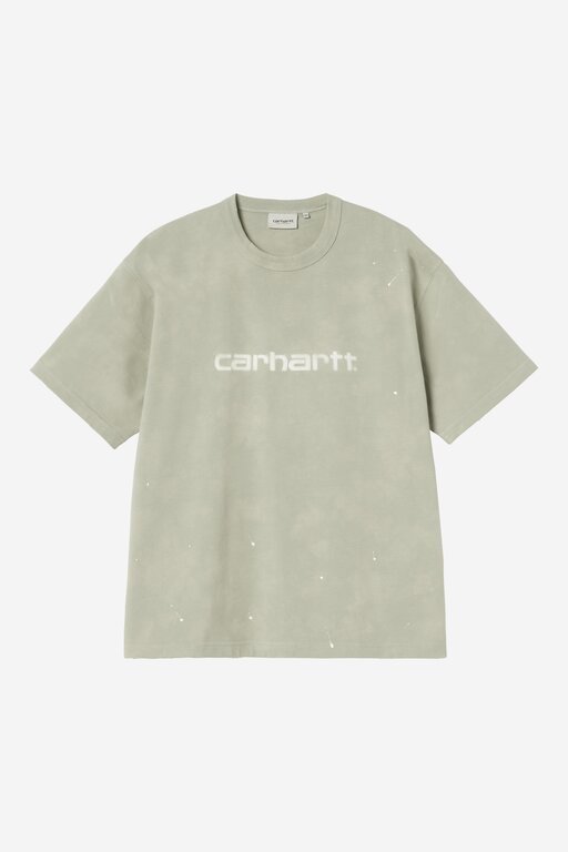 Carhartt WIP S/S Painter T-Shirt Shady Green Destroy Wash Splatter