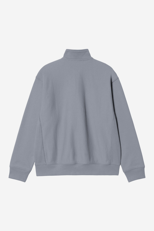 Carhartt WIP Carhartt WIP Half Zip American Script Sweat Shady Blue