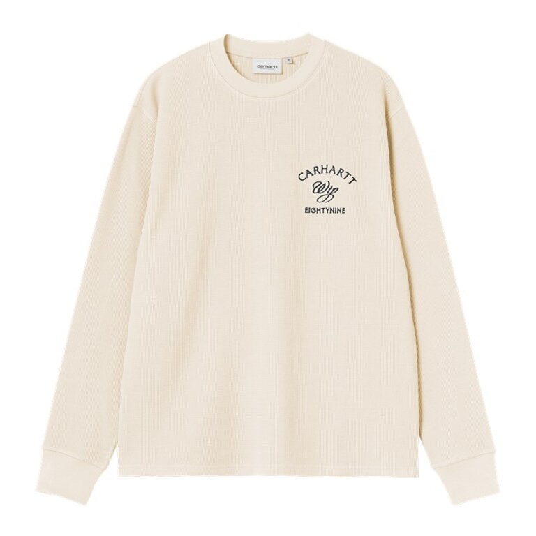 Carhartt WIP L/S Eightynine Wafle T-Shirt Natural