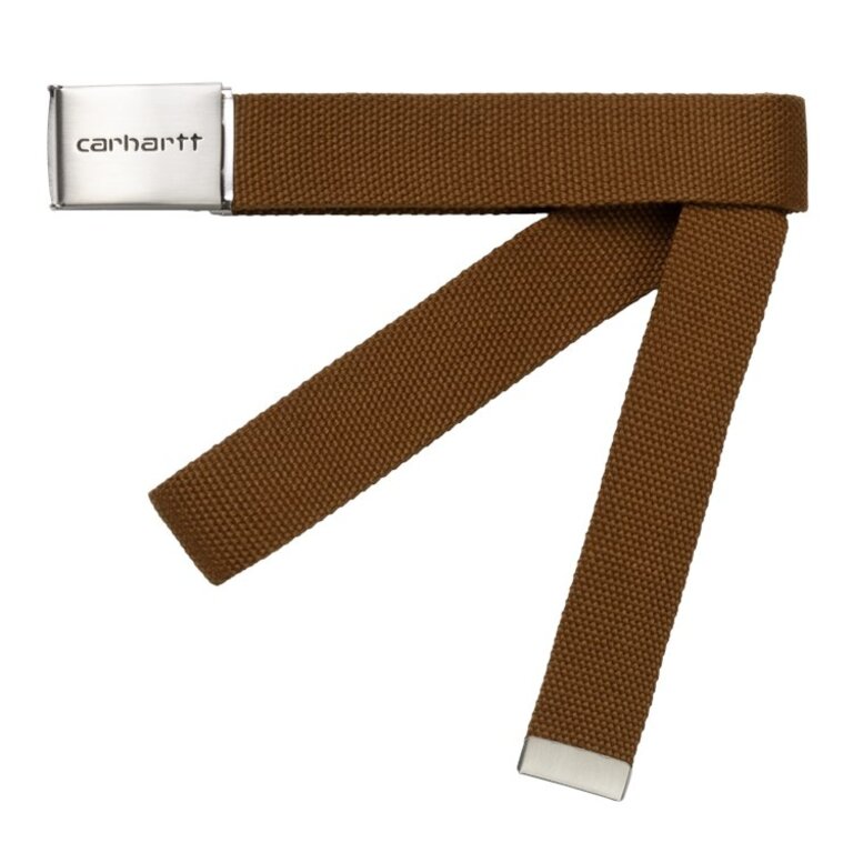 Carhartt WIP Carhartt WIP Clip Belt Chrome Hamilton Brown