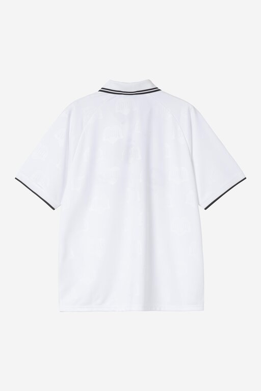 Carhartt WIP Carhartt WIP S/S Terrace Football T-Shirt Heart Train Jacquard White