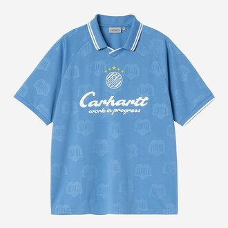 Carhartt WIP S/S Terrace Football T-Shirt Heart Train Jacquard Curacao