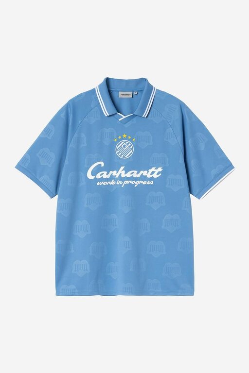 Carhartt WIP  Carhartt WIP S/S Terrace Football T-Shirt Heart Train Jacquard Curacao