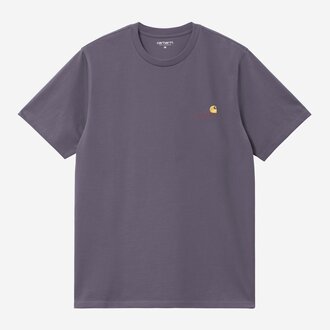 Carhartt WIP S/S American Script T-Shirt Shady Purple