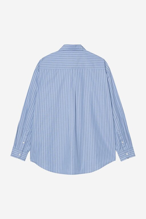 Carhartt WIP Carhartt WIP L/S Keene Shirt Cotton Poplin Keene Stripe, Curacao