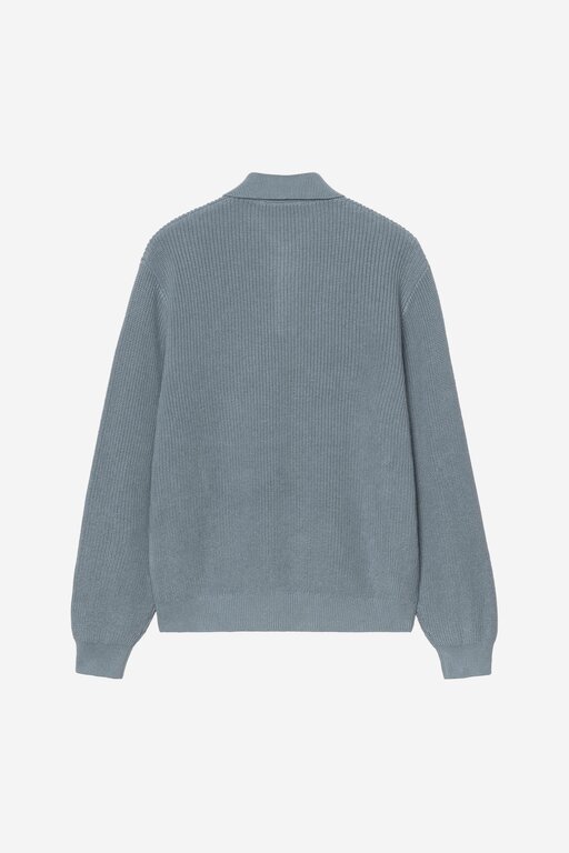 Carhartt WIP  Carhartt WIP L/S Miles Polo Shady Blue