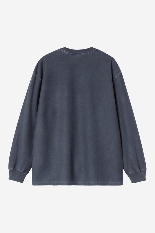 Carhartt WIP Carhartt WIP L/S Loose Pocket T-Shirt Dark Navy Garment Dyed
