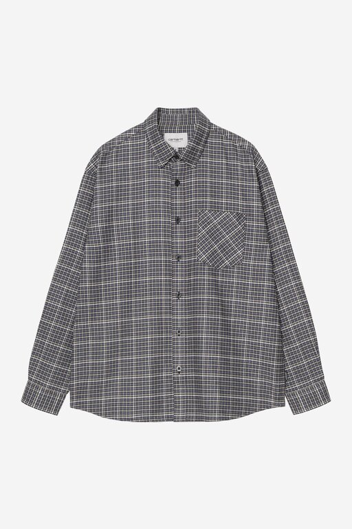 Carhartt WIP Carhartt WIP L/S Todrick Shirt Houndstooth Icesheet