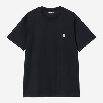 Carhartt WIP S/S Chase T-shirt Dark Navy / Gold