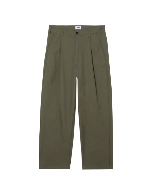 OBEY OBEY Dean Pleated Pant Stone Gray