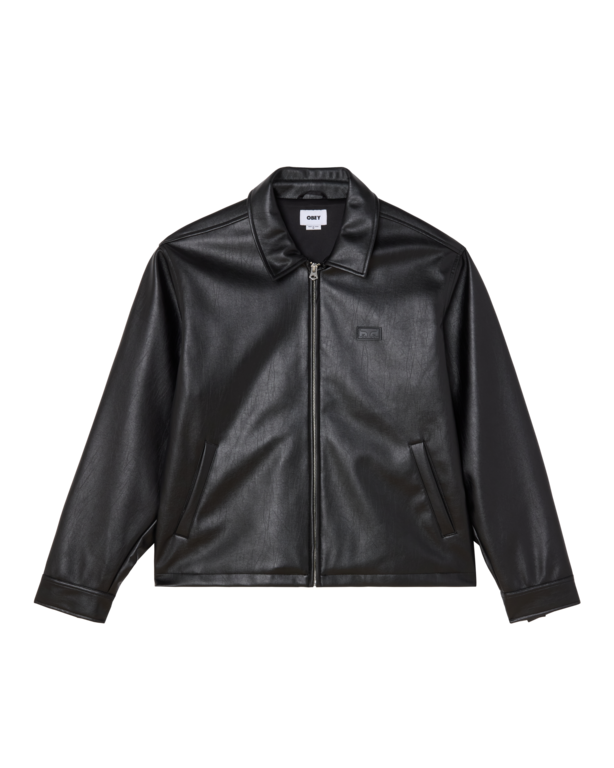 OBEY OBEY Workman PU Jacket Black
