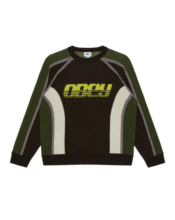 OBEY OBEY Estadio Sweater Brown