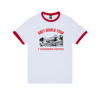 OBEY 7 Wonders Visited White/Red