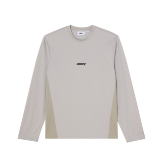 OBEY Basecamp Knit LS Shirt Drizzle