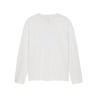 New Amsterdam Surf Association Logo Longsleeve Waffle White