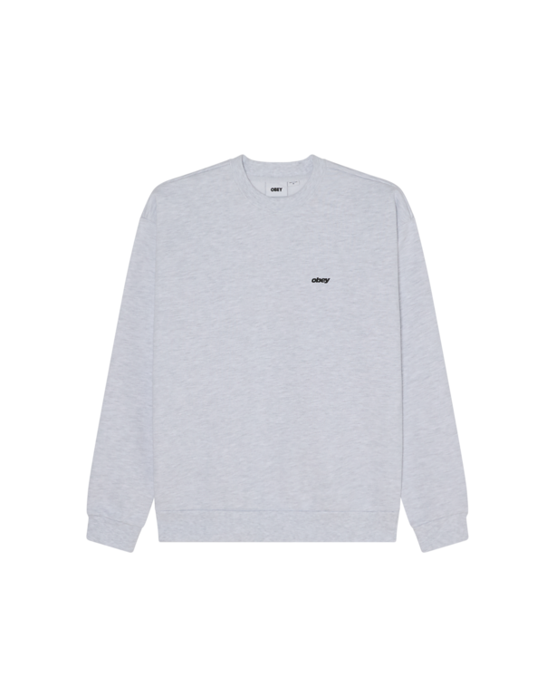 OBEY OBEY Shields Extra Heavy Crew Ash Grey