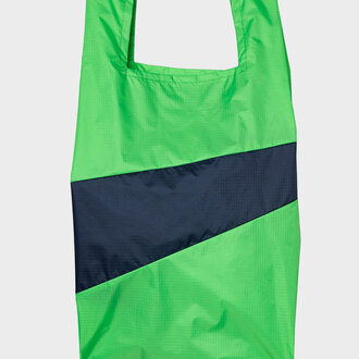 Susan Bijl The New Shopping Bag Greenscreen & Sailor Dark Large