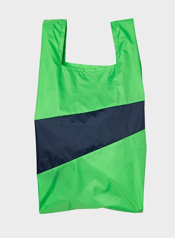 Susan Bijl Susan Bijl The New Shopping Bag Greenscreen & Sailor Dark Large