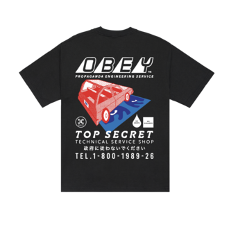 OBEY Top Secret Vintage Black