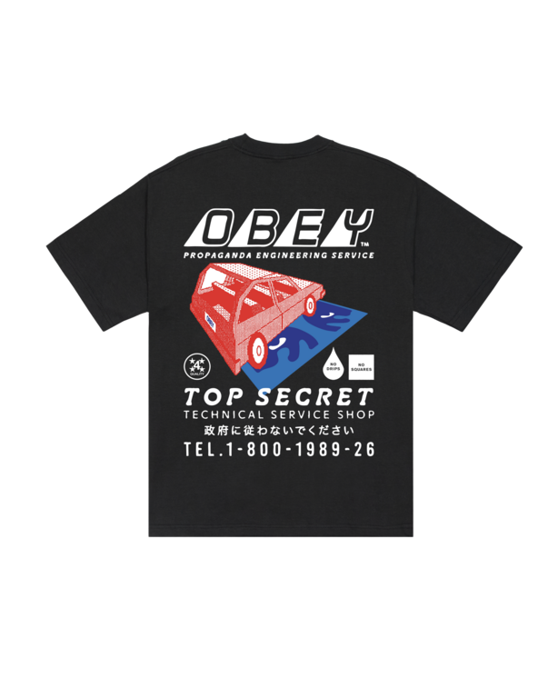 OBEY OBEY Top Secret Vintage Black