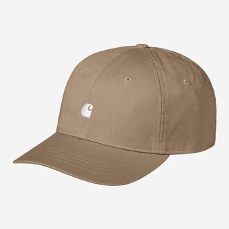 Carhartt WIP Madison Logo Cap Leather/White