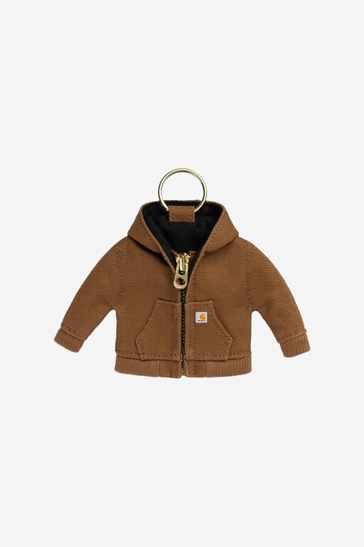Carhartt WIP Mini Active Jacket Keychain Hamilton Brown