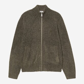 Carhartt WIP Curtis Sweater Jacket Tangled Shungite
