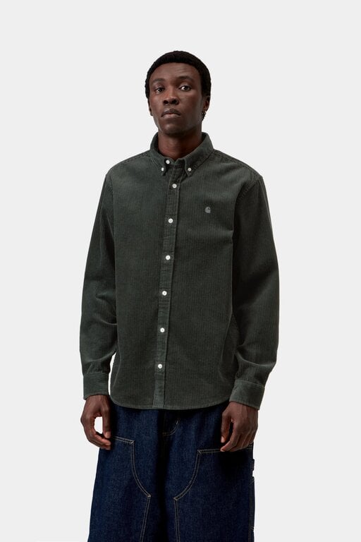Carhartt WIP Carhartt WIP L/S Madison Cord Shirt Raven