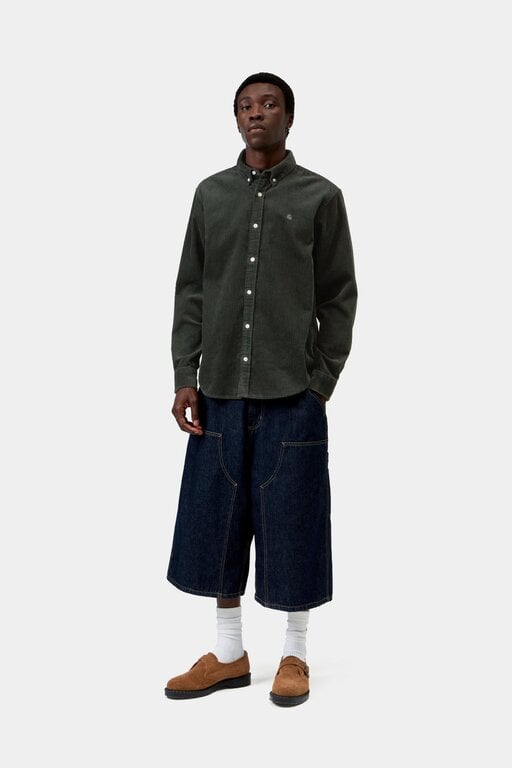Carhartt WIP Carhartt WIP L/S Madison Cord Shirt Raven