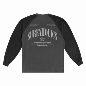 Latitud Fuego WS Raglan Crop Longsleeve Black / Grey