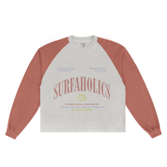 Latitud Fuego WS Raglan Crop Longsleeve Aragon / White