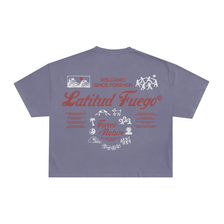 Latitud Fuego Latitud Fuego FN Talisman Crop T-Shirt Purple