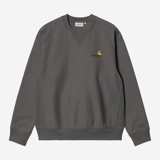 Carhartt WIP American Script Sweat Graphite