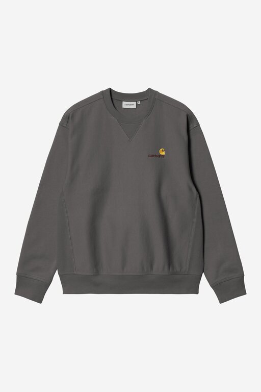 Carhartt WIP Carhartt WIP American Script Sweat Graphite