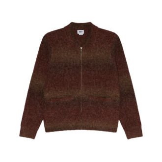 OBEY Anton Gradient Cardigan Brown