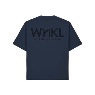 WNKL Heavy Tee Distressed Navy