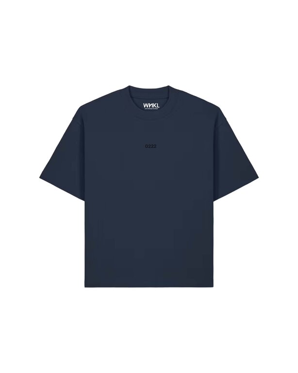 WNKL WNKL Heavy Tee Distressed Navy