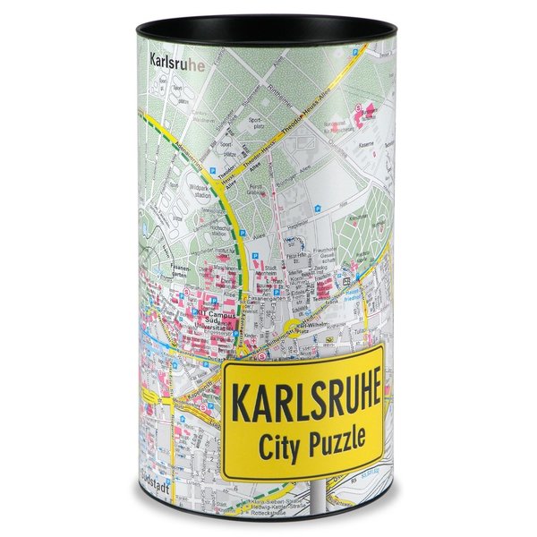 City Puzzle City Puzzle Karlsruhe 500 Teile