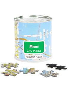 City Puzzle Magnets City Puzzle Magnet Miami