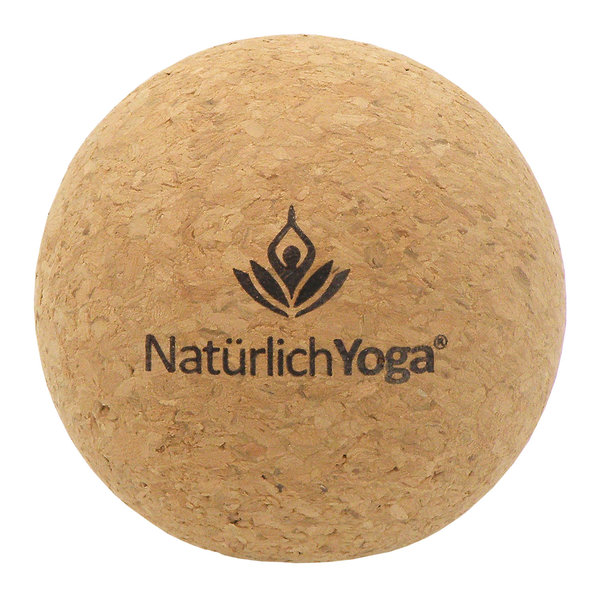 NatürlichYoga® Faszienball aus echtem Kork 7 cm Durchmesser