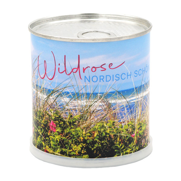 Dufte! The Coastal Aroma of the North, Wild Rose Scent, Scented Candle in a Tin