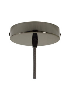 La Morell Ceiling rose lamp suspension ceiling canopy ceiling finish canopy black pearl metal 12 x 2.5 cm - Copy