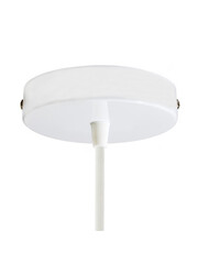 La Morell Ceiling rose lamp suspension ceiling canopy ceiling finish canopy white metal 12 x 2.5 cm