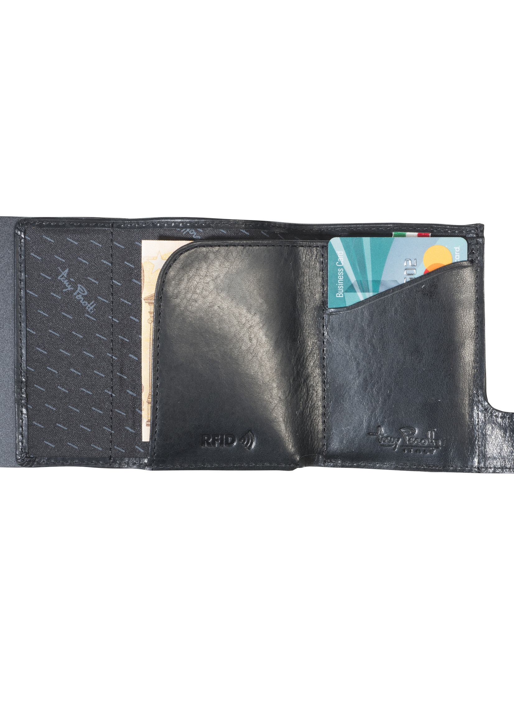 Tony Perotti Kaarthouder RFID Furbo met voorvak Black