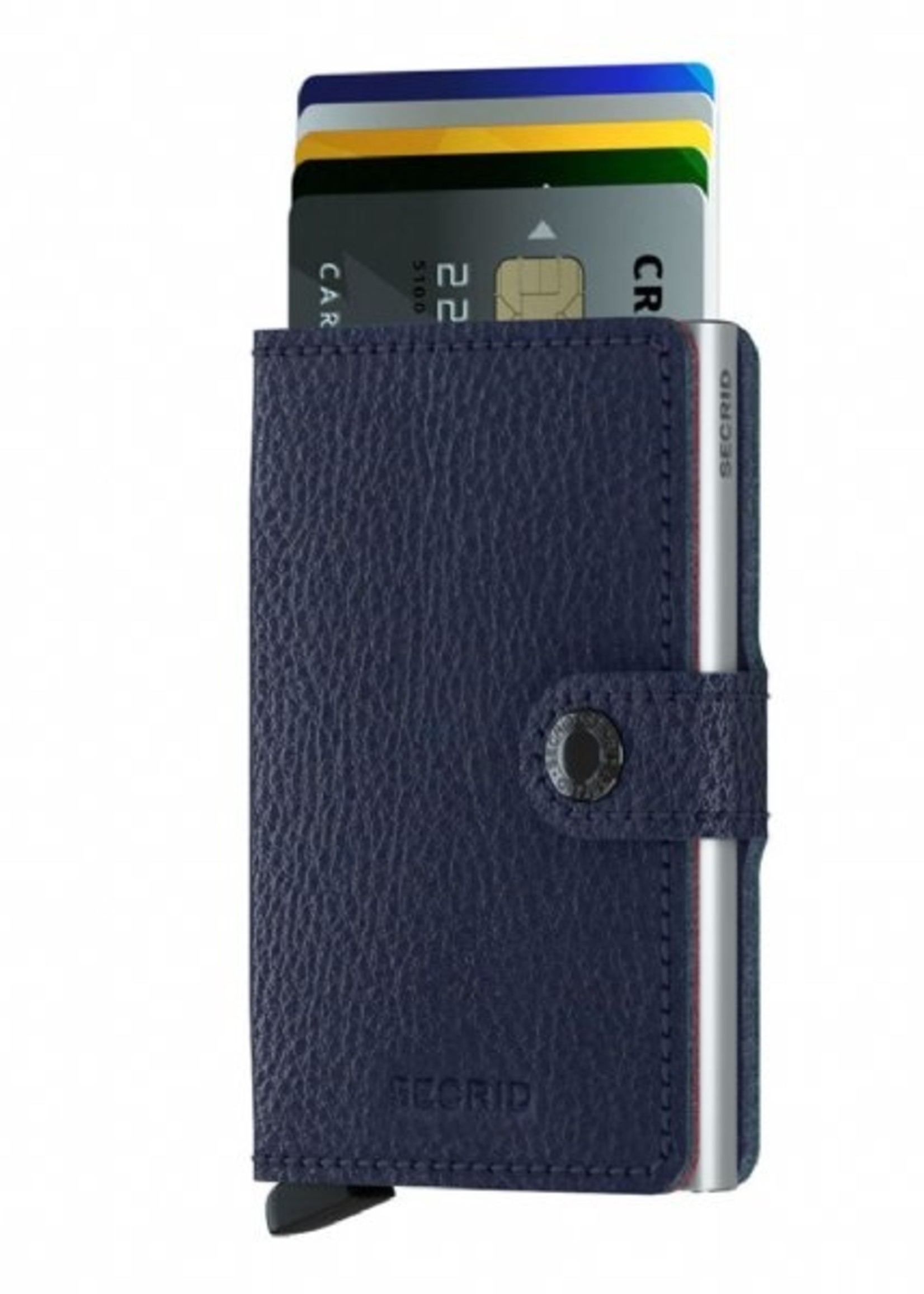 Secrid Mini Wallet Veg Navy-Silver