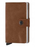 Secrid Mini Wallet Vintage Cognac-Silver