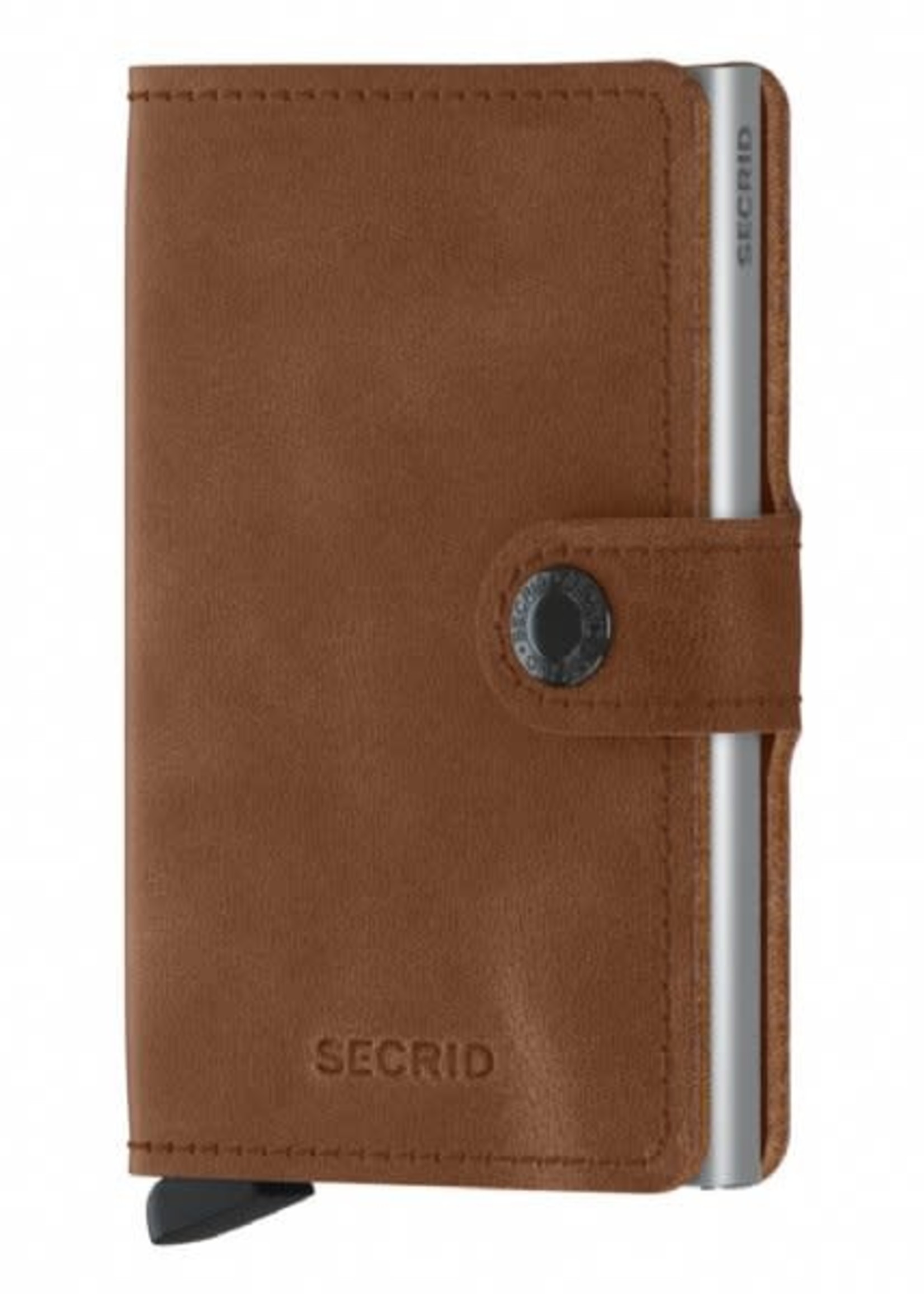 Secrid Mini Wallet Vintage Cognac-Silver