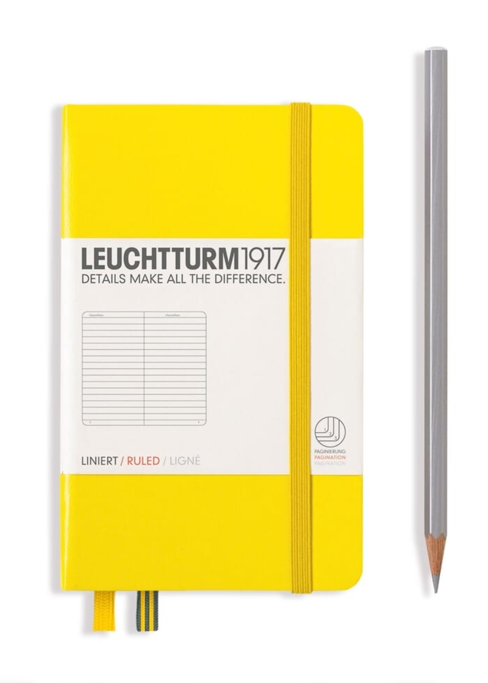 Leuchtturm1917 Notitieboek Pocket A6 Hard Cover Yellow