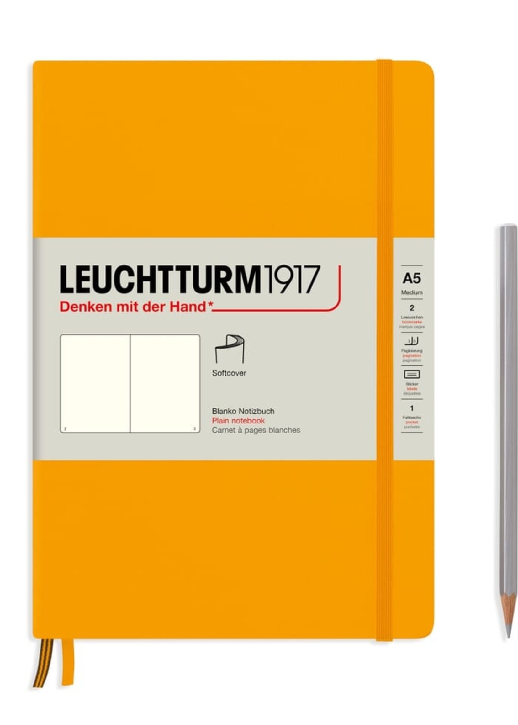 Sluimeren onderpand Bedachtzaam Leuchtturm1917 Notitieboek Medium A5 Soft Cover Rising Sun I Arti - Arti  ART and WRITING